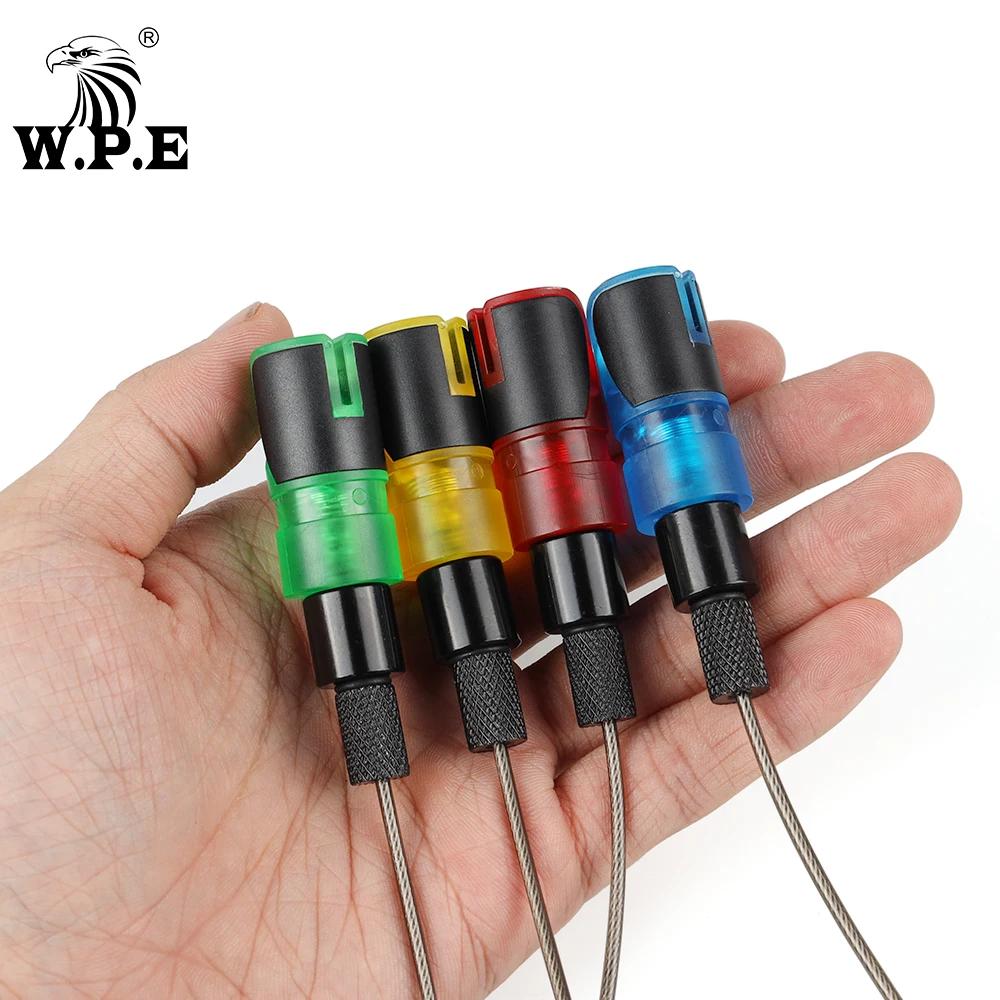 Swingeur de pêche à la carpe multicolore W.P.E - Indicateur LED électronique pour appâts et amorces