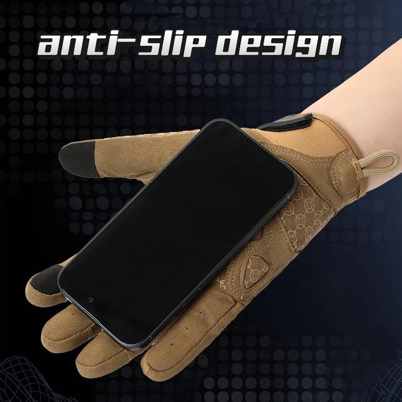 Gants tactiques demi-doigts pleine main anti-dérapage coque dure pêche sport