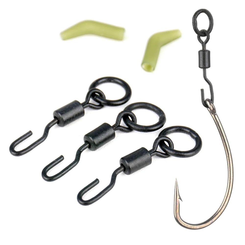 Spinner swivel Ronnie Rig pour carpe - Micro hameçon manchon quick change accessoires pêche