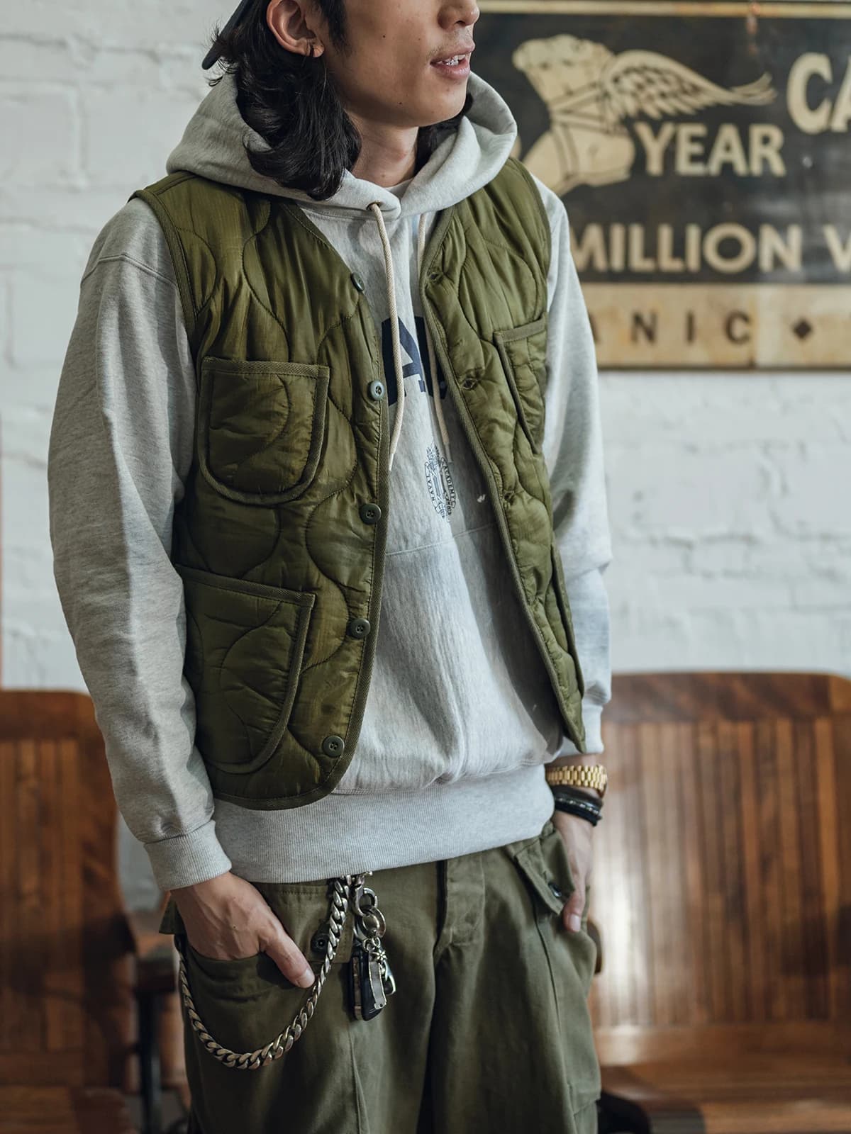 Gilet léger matelassé nylon sans manches - Doublure chaude sans col vestes techniques homme femme