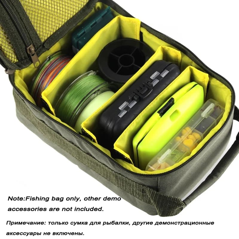 Sac de pêche Oxford grande capacité portable pour cannes, moulinets et leurres - Stockage équipement pêche