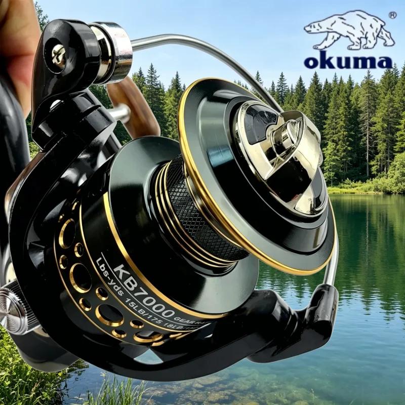 Moulinet spinning Okuma metalultra léger frein 18kg outil pêche 2025