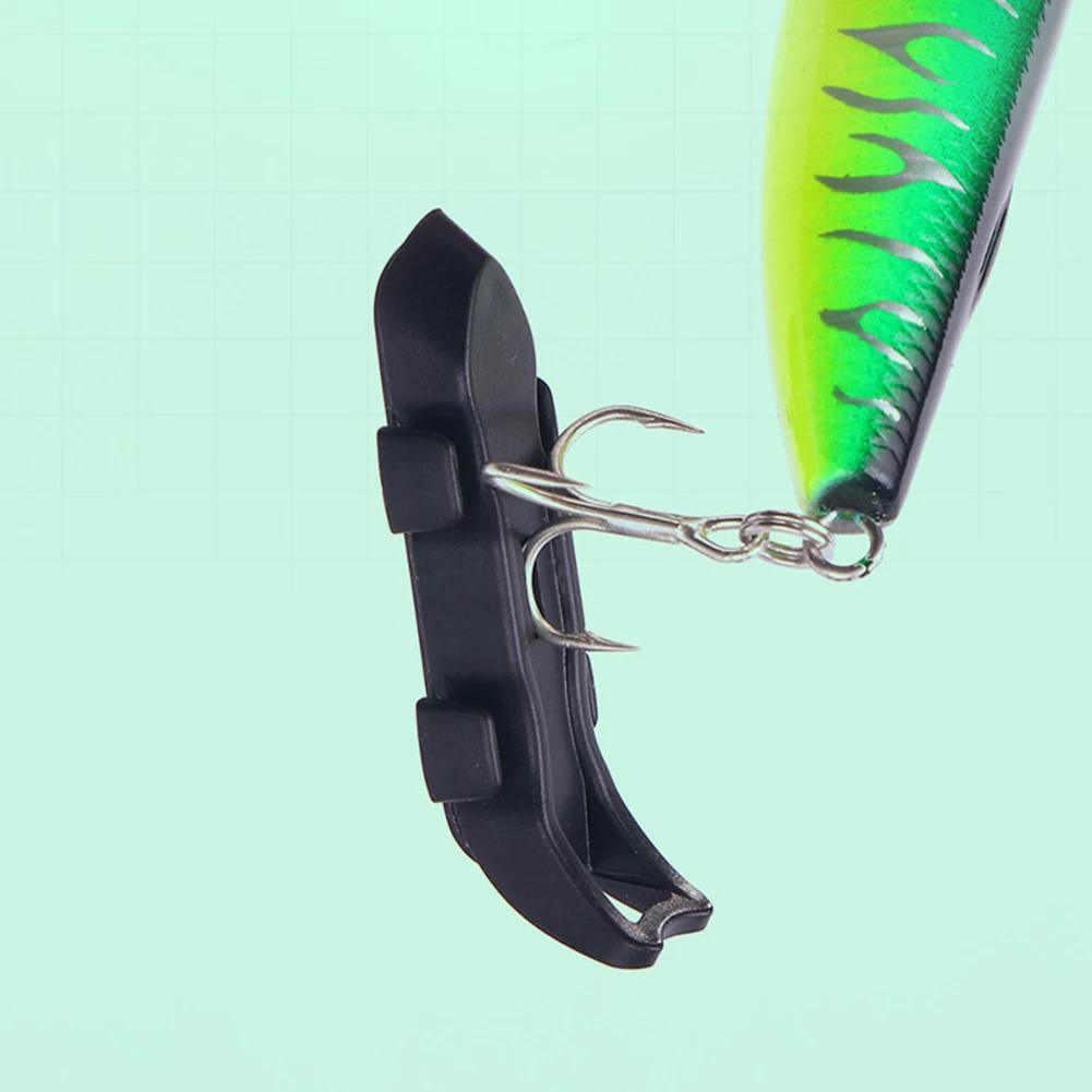 1-10 pièces porte-hameçons magnétique avec anneaux caoutchouc fixation canne appâts leurres accessoires