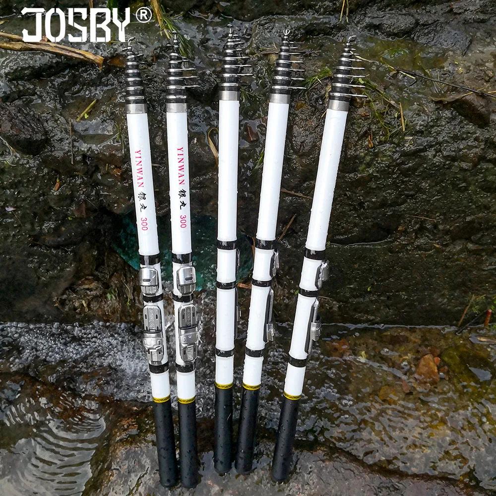 Canne pêche télescopique carbone 1.5m-3m - Rod spinning fly carp feeder mini travel avec siège moulinet