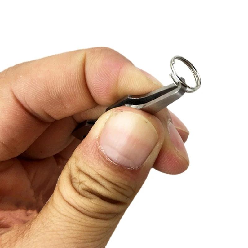 Mini pince ouvre-anneaux pour pêche - Outil rapide ouverture anneaux split rings