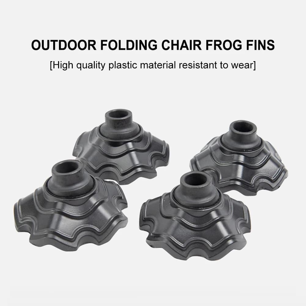 Protège-pieds réglables pour chaise de camping - Accessoire pêche résistant et léger 1/4 pièces