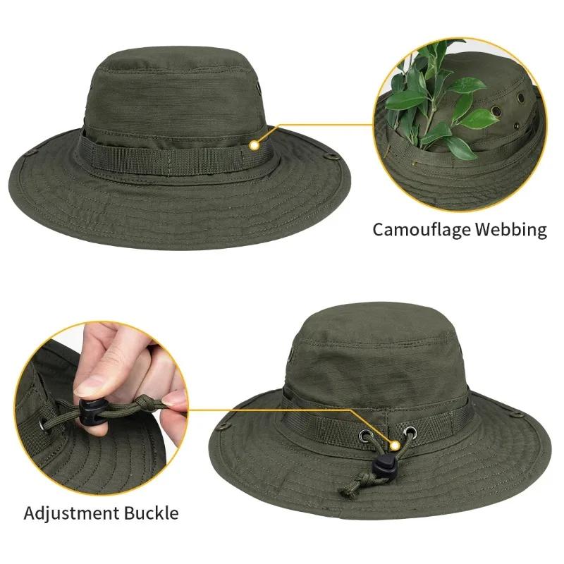 Casquette tactique MOLLE IDOGEAR 3620 - Bonnet pêche réglable avec bandeaux modulaires camouflage