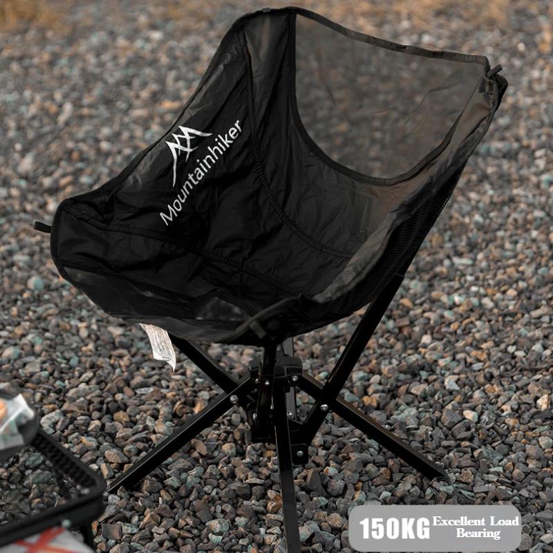 Chaise pliante super résistante MOUNTAINHIKER portable pour camping plage randonnée pêche et pique-nique