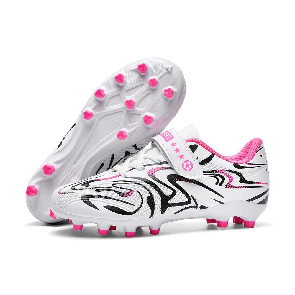 Chaussures de football junior 31-38 : Confortables et stylées pour entraînement indoor outdoor