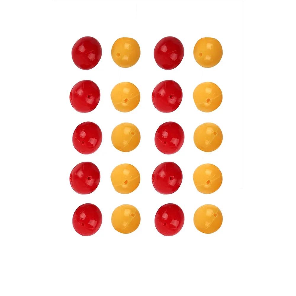 20 perles flottantes TPR rouge jaune pêche carpe 8mm 10mm 14mm accessoires montages