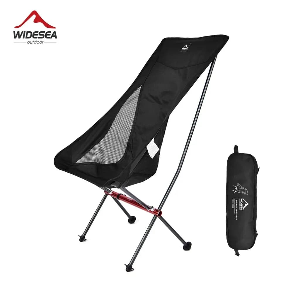 Chaise longue pliante Widesea pour pêche et plage - Siège détente portable camping