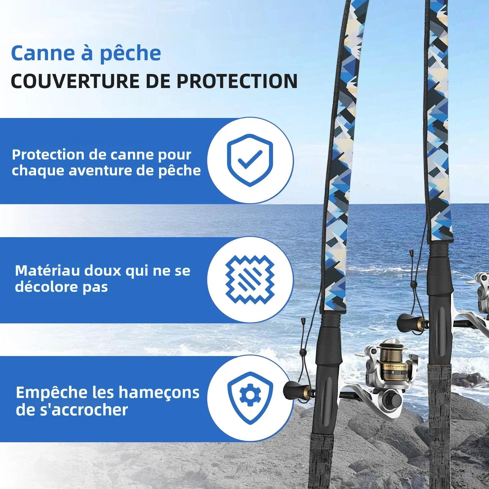 Manchon néoprène pour canne à pêche - Protection anti-perforation pour cannes casting et trolling