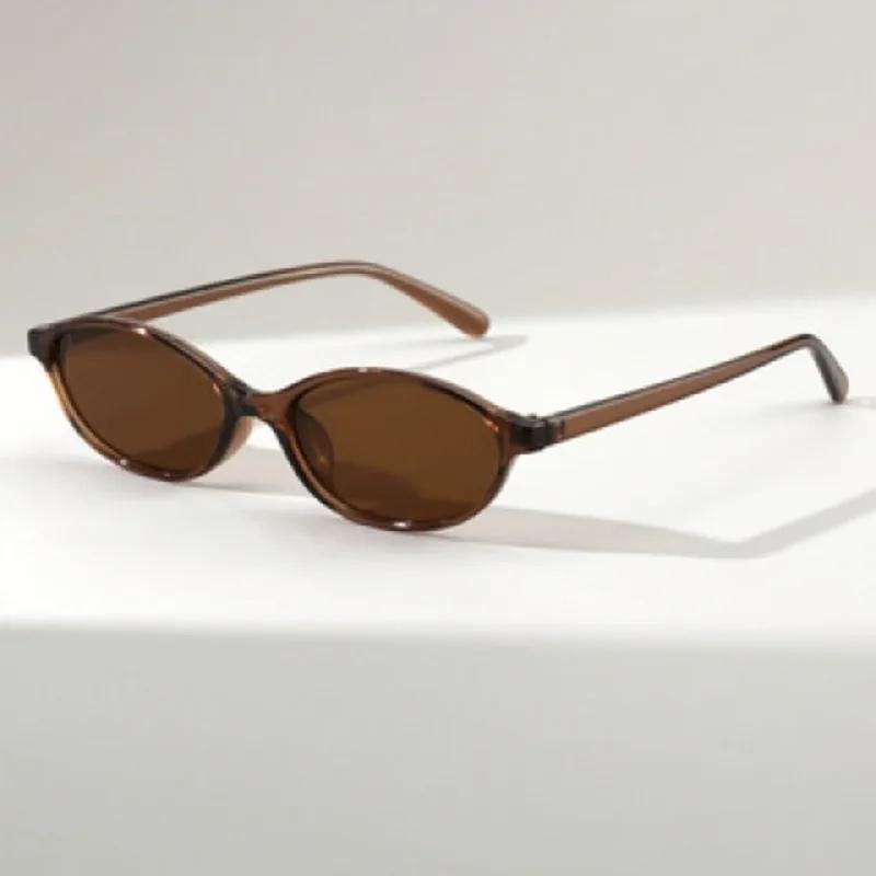 Lunettes ovales style Y2K pour pêche décontractée et photographie - Hommes et femmes