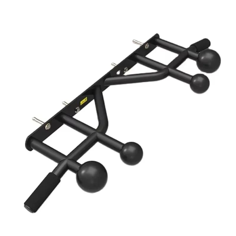 Barre de traction murale multi-prises lourde avec poignée bras de fer et boule de pincement - Station complète