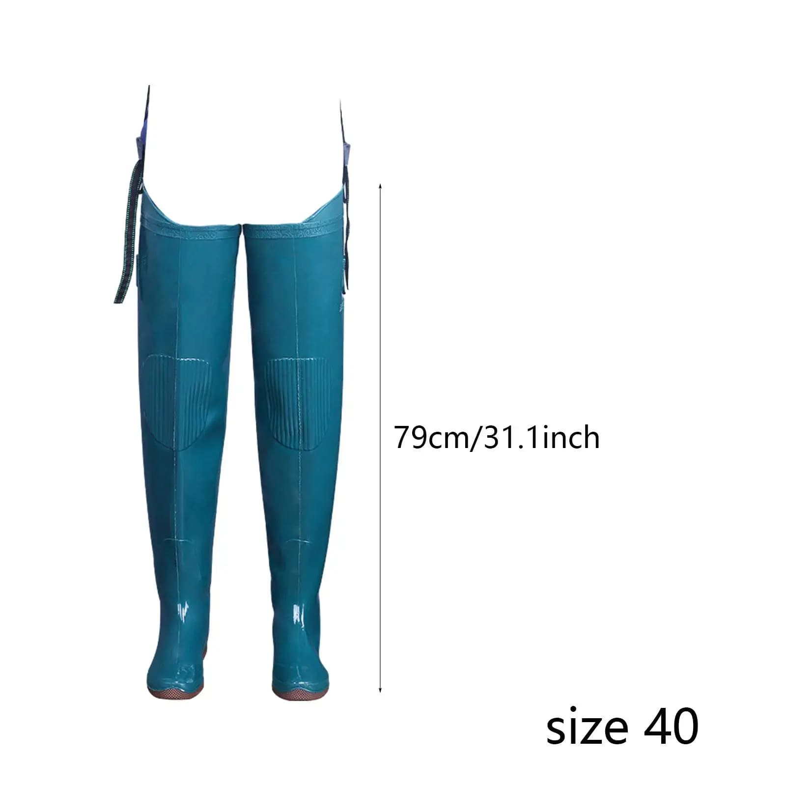 Bottes wader premium imperméables adultes - Chaussures pêche rivière résistantes pour agriculture aquatique