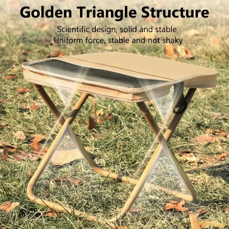 Tabouret pliant pêche portable ultra léger avec sac de transport randonnée camping