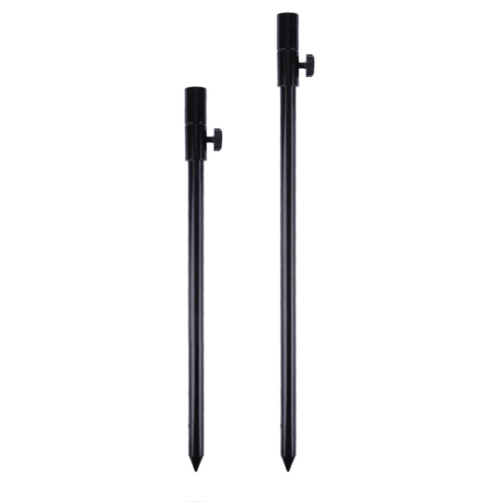 Support Canne Pêche Carp Fishing - Bâton de Rive Réglable Aluminium Noir - Rod Pod Professionnel - Matériel Pêche