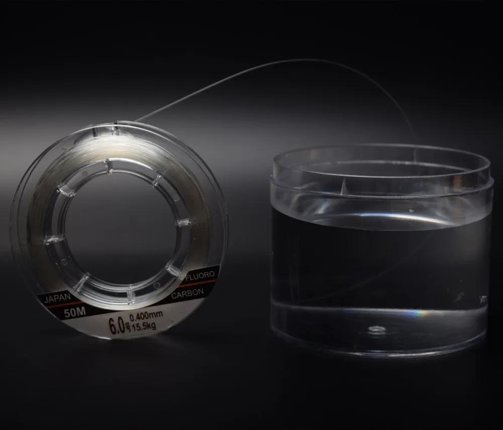 Ligne de pêche fluorocarbone Mavllos Ancient 100% invisible et coulante pour bas de ligne