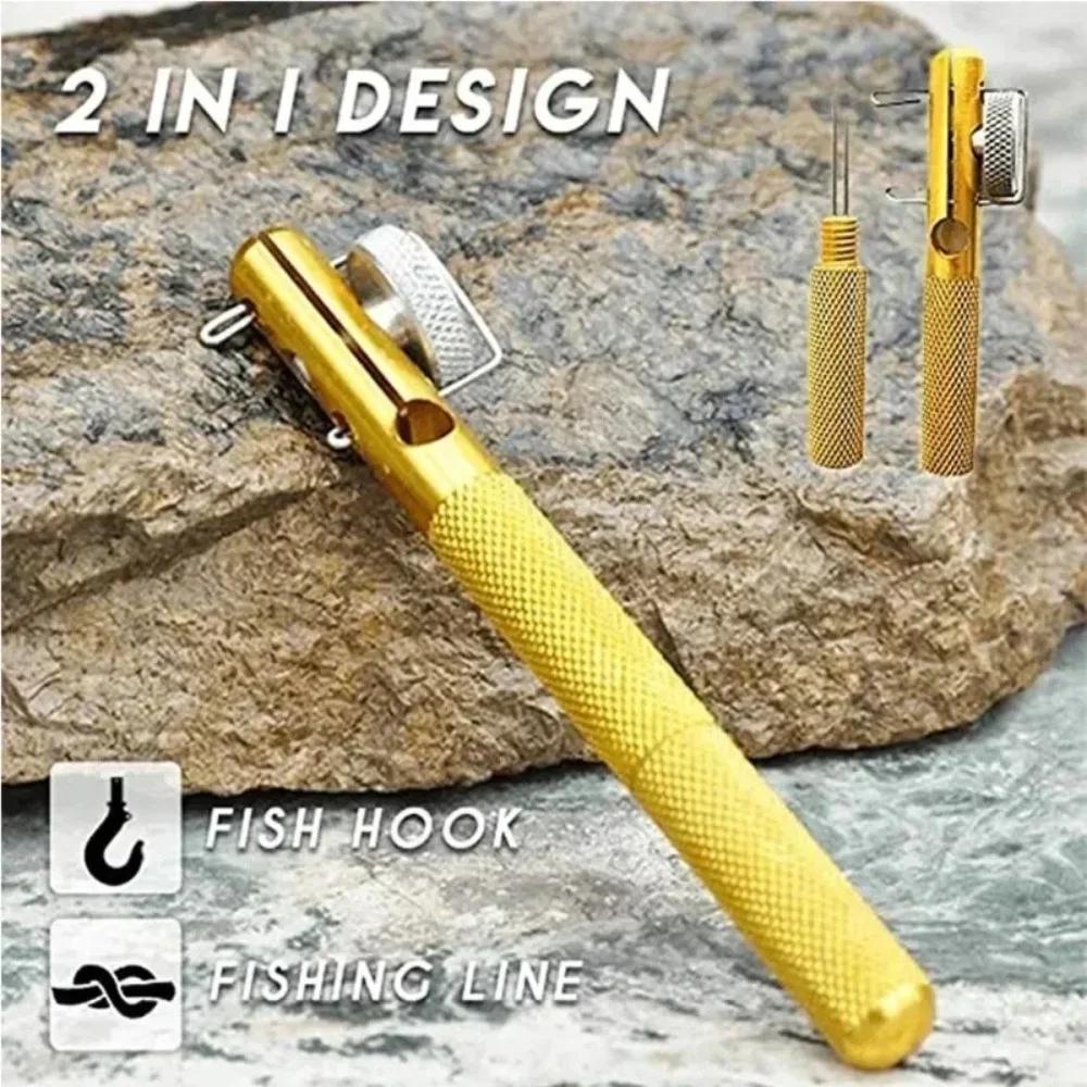 Outil de Nœud de Pêche Rapide avec Coupe-Ligne et Pince à Hameçon pour Pêche en Extérieur