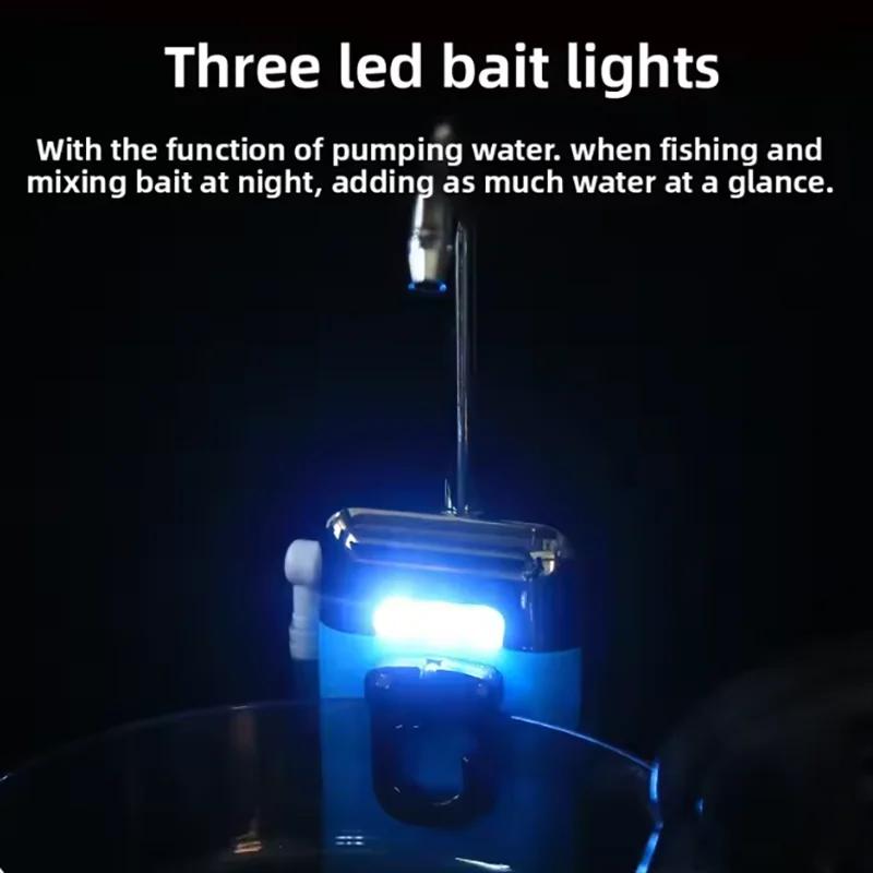 Pompe à oxygène rechargeable avec capteur - Accessoire multifonction pour vivier et pêche en mer