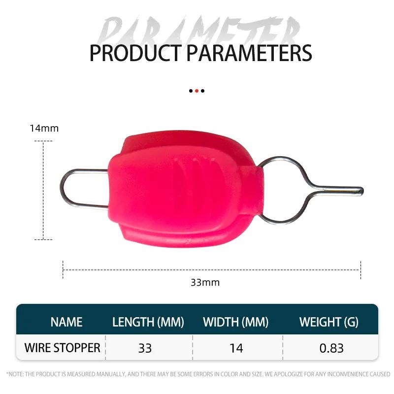 10 clips porte-ligne de pêche couleurs assorties pour rangement organisé du matériel