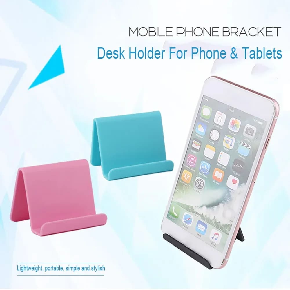 Support téléphone bureau coloré portable - Support mural et de table pour smartphone pratique