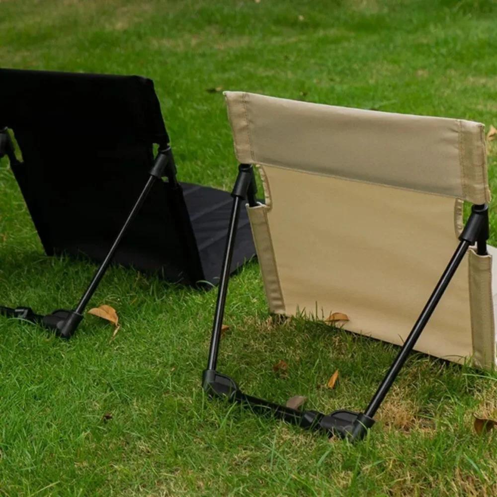Chaise pliante pêche avec dossier réglable - Siège plage camping confortable pour pêcheurs et loisirs extérieurs