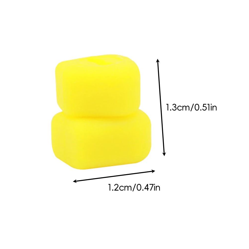 10 perles flottantes double maïs style européen - appâts silicone à descente lente pour carpe