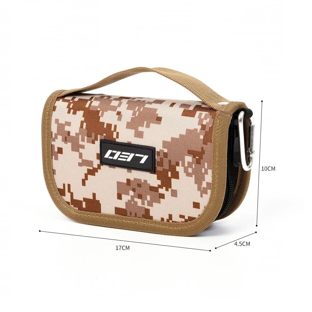 Boîte de rangement leurres pêche multi-usages - Organisateur métal sequins pour truites et bass