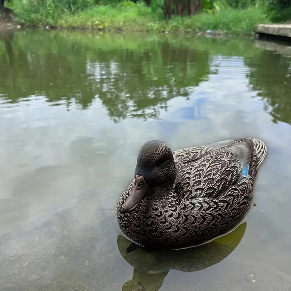 Leurre canard faux 3D flottant pour chasse et pêche - Décoration de jardin simulation réaliste
