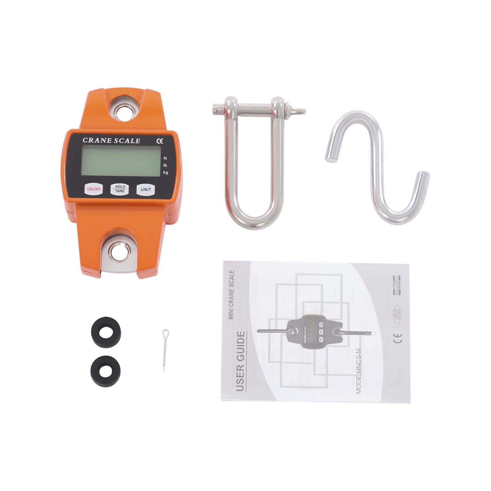 Balance gru électronique 300kg pêche LCD alarme surcharge unités kg/lb/n