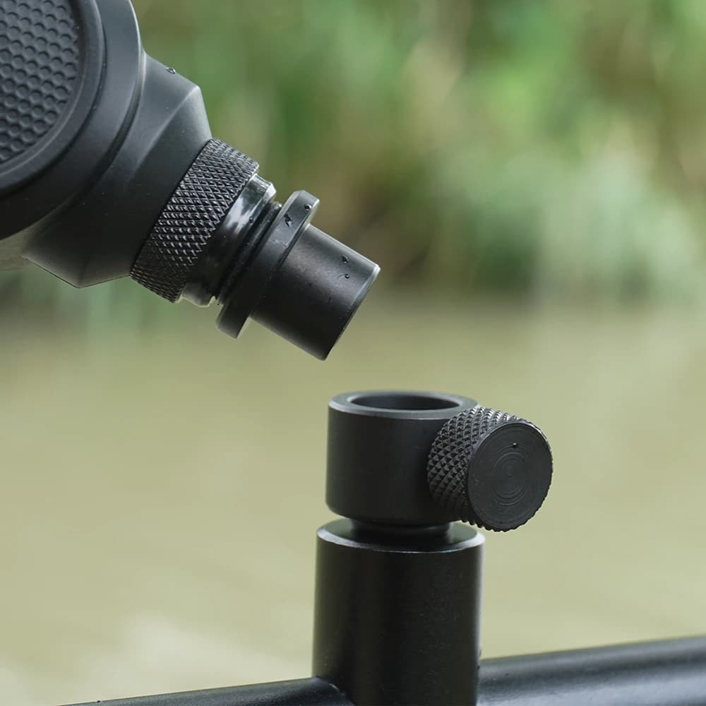 Hirisi 4 connecteurs rapides aluminium noir pour rod pod et supports - accessoires pêche carpe AQ208