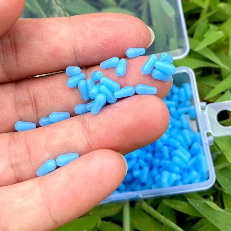 100 flotteurs anti-emmêlement ovales bleus pour pêche en mer - accessoires SeaTool résistants