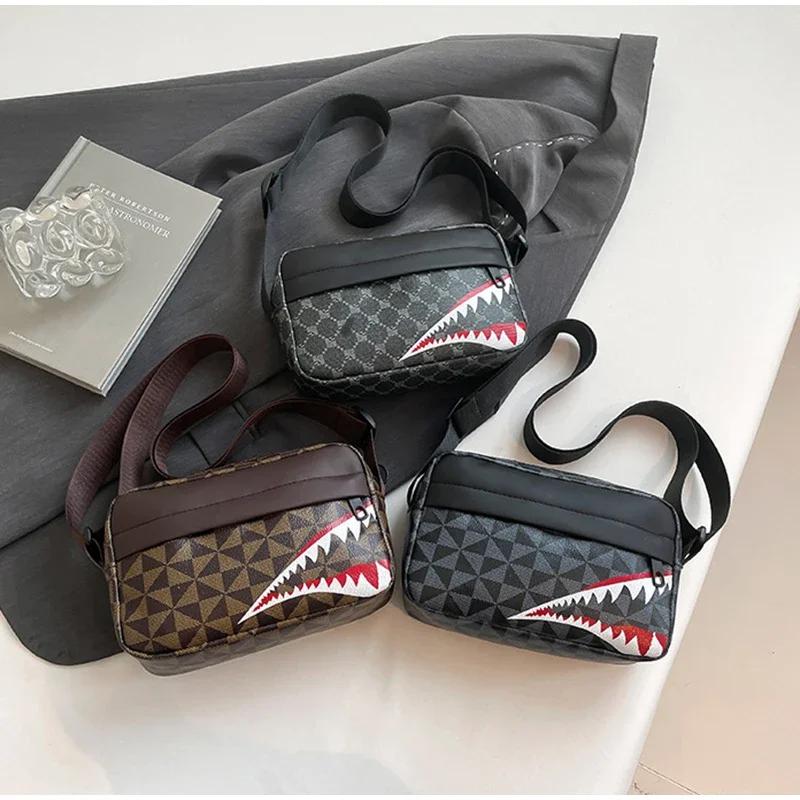 Sac bandoulière bouche requin créatif pêche porte-monnaie téléphone mode capacité