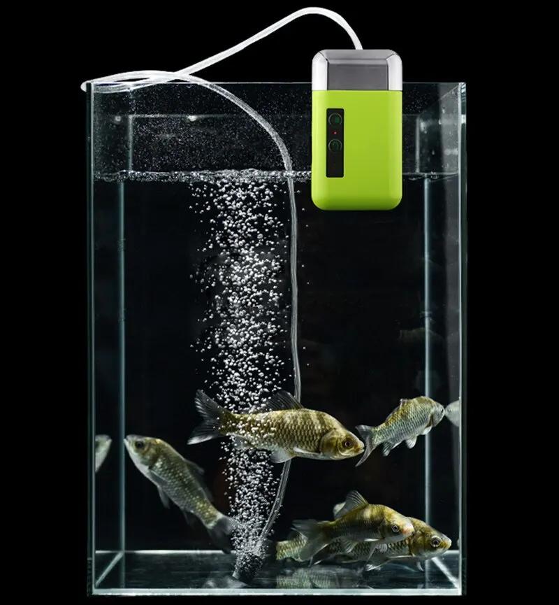Pompe à oxygène rechargeable avec capteur - Accessoire multifonction pour vivier et pêche en mer