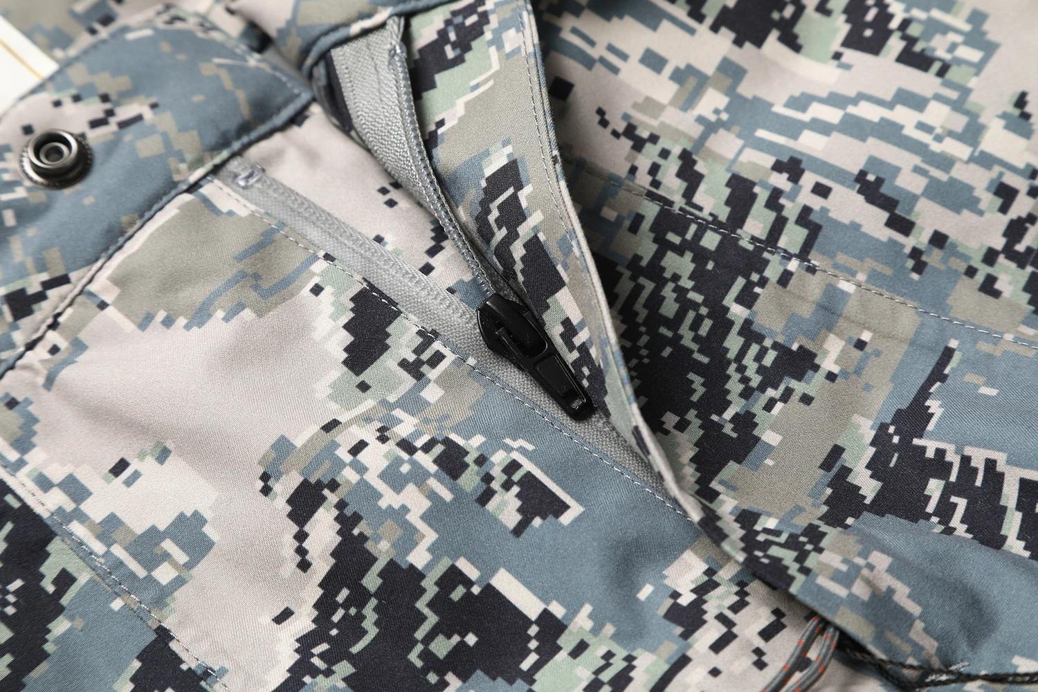 Pantalon de pêche hiver homme en polyester isolé pour chasse et activités de plein air combinaison camouflage occasionnels