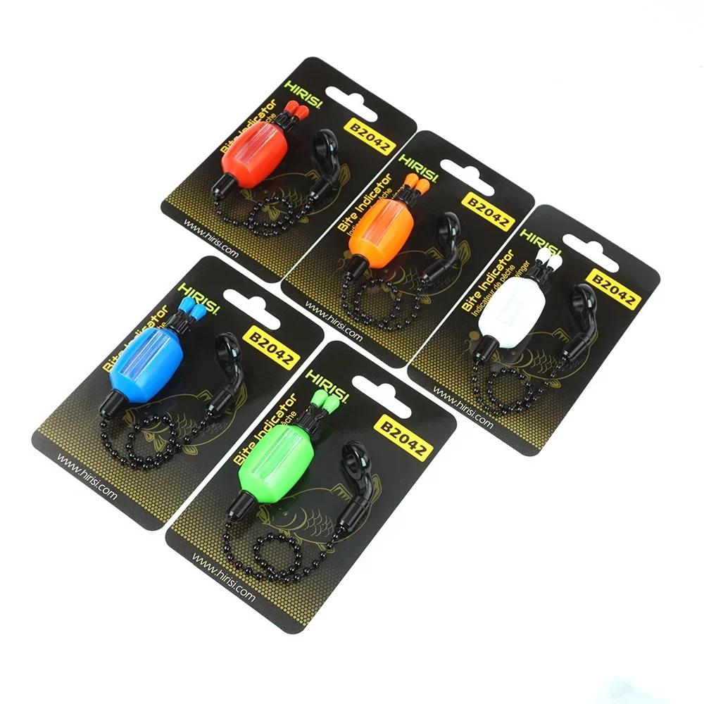 Hirisi 4x Swingers pour alarmes de pêche à la carpe - indicateurs de touche avec clips sécurisés pour ligne