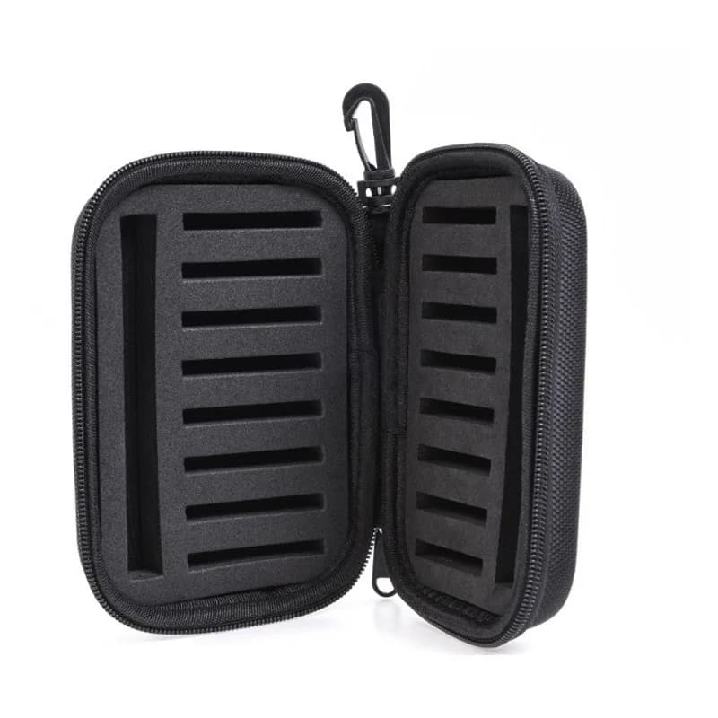 Boîte de rangement EVA pour leurres de pêche à la mouche - Organisateur portable pour cuillers et poissons nageurs