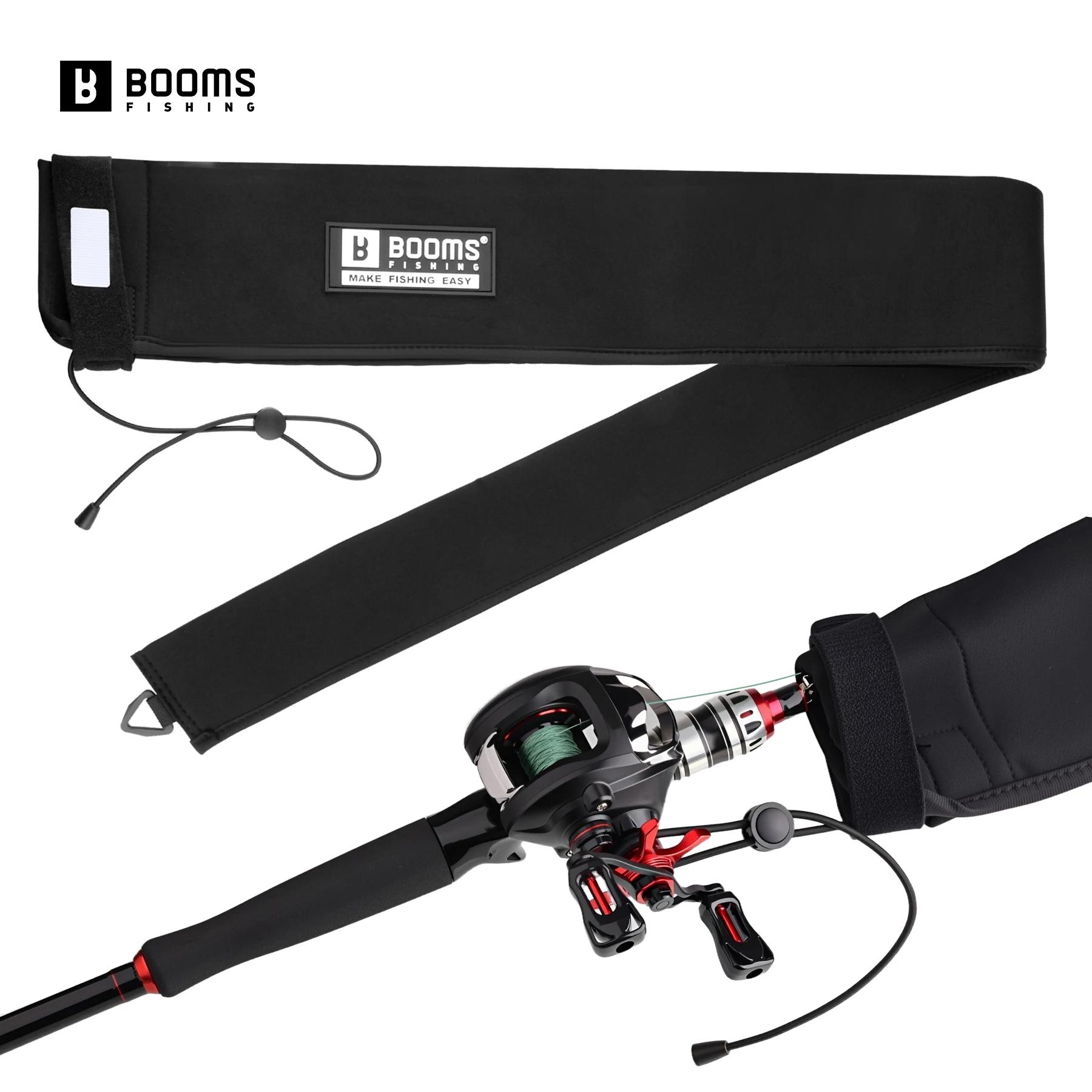 Protections de canne à pêche Booms Fishing RS8 en néoprène avec boucle de suspension pour rangement