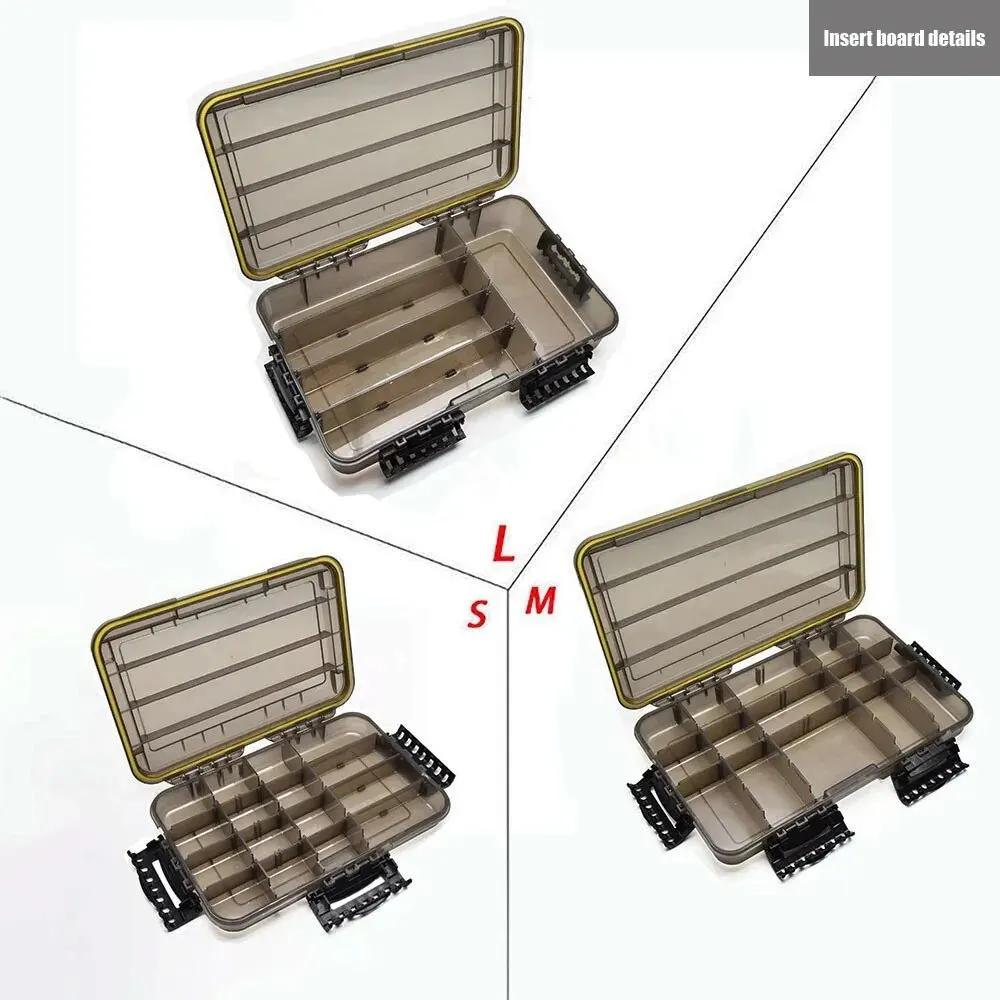 Boîte à pêche SAMOLLA grande étanche rangement leurres appâts portable accessoires matériel pêche