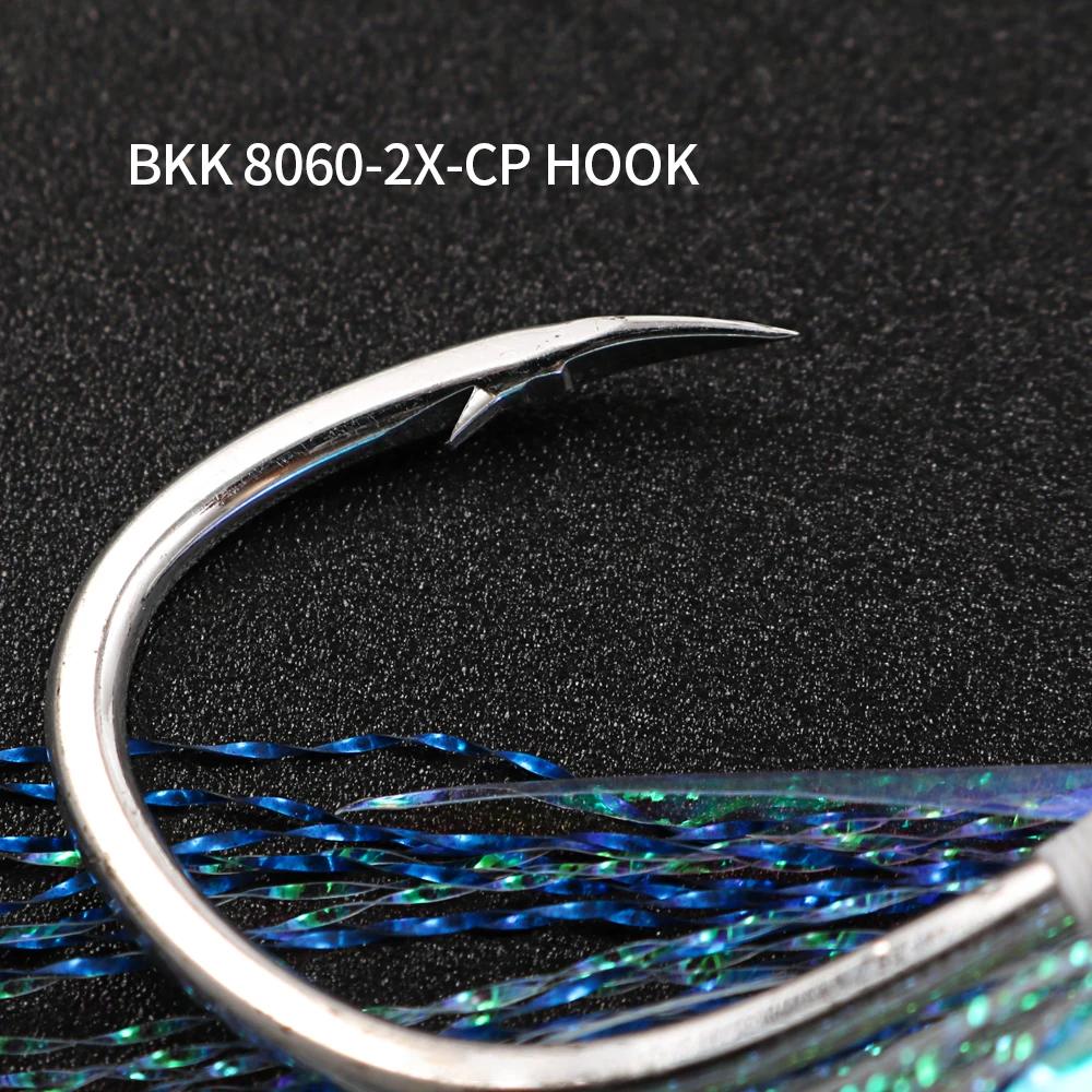 Hameçons doubles assistés JIGGING PRO pour jigging en mer - modèles 1/0 à 4/0 haute résistance