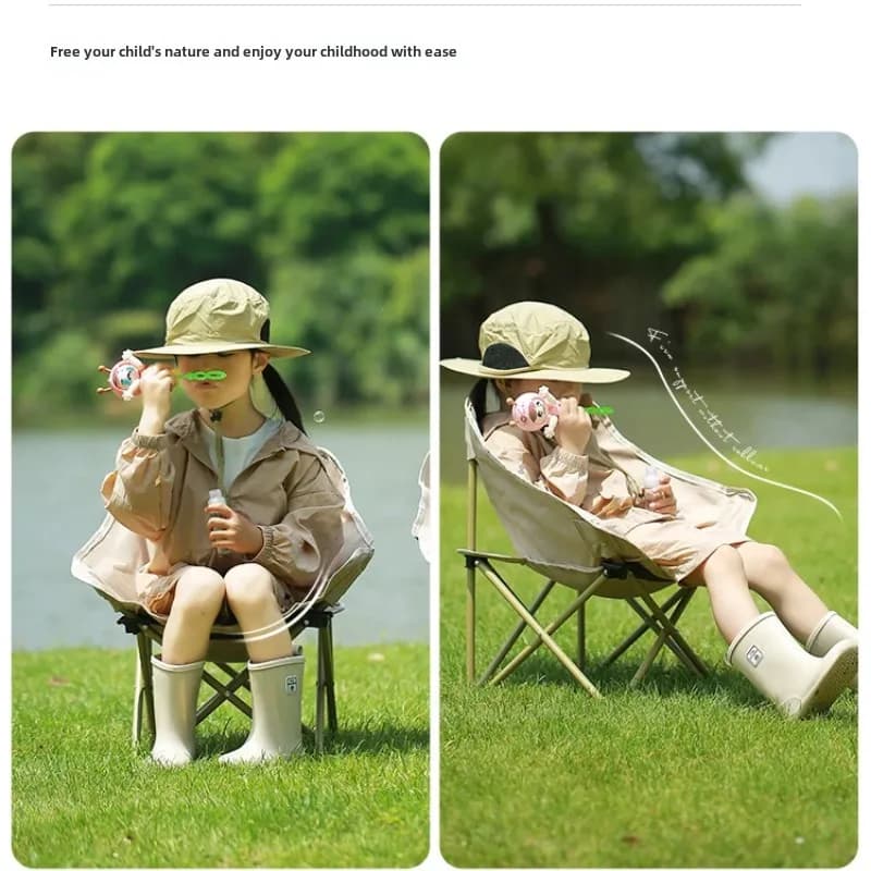 Chaise lune pliante portable pour enfants 2-8 ans rose - Siège courbé réglable camping plage