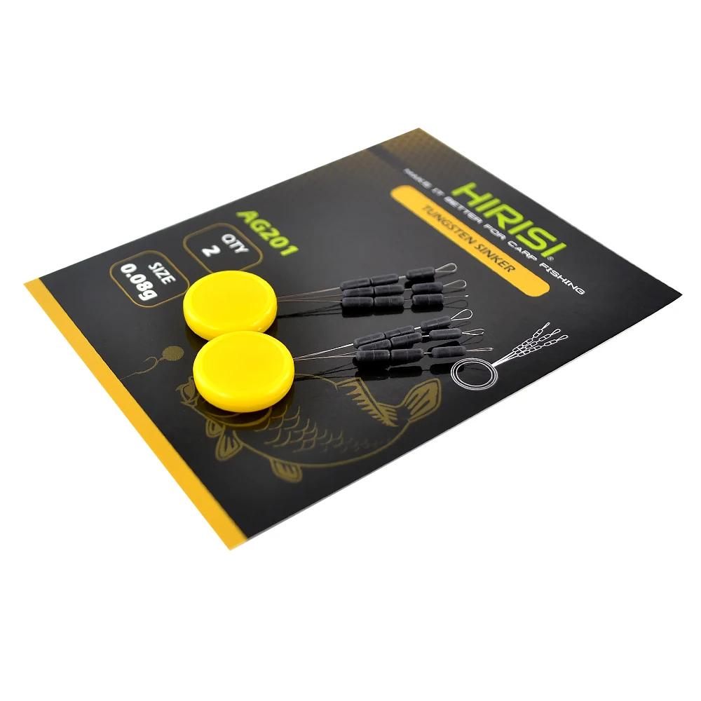 Plombs Hirisi 2 sets 0.05g 0.08g pour pêche à la carpe - Poids et hameçons AG200