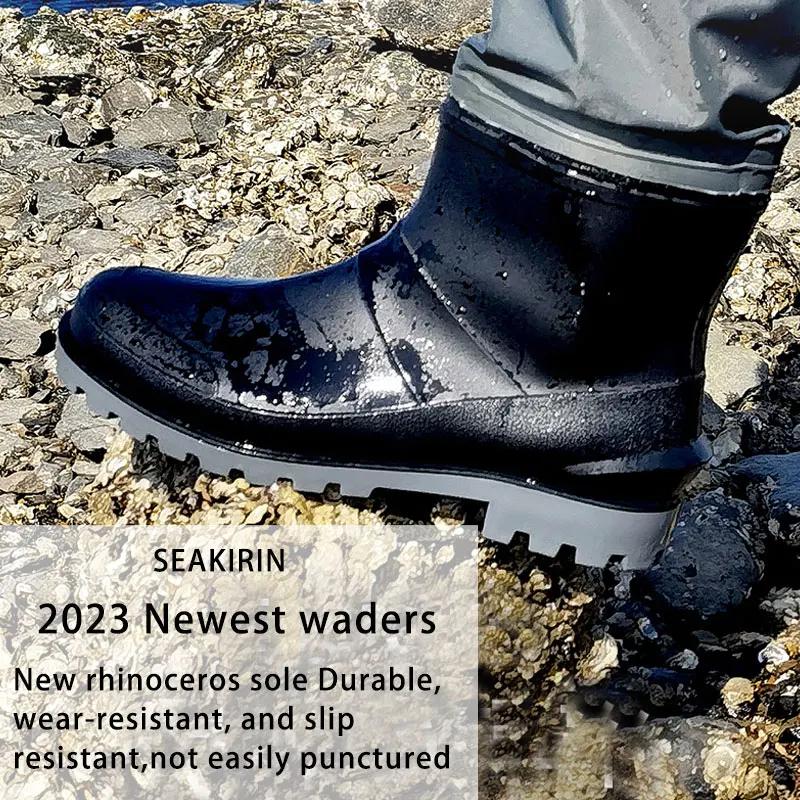 Waders étanches bottes intégrées pour pêche et chasse au canard hommes femmes