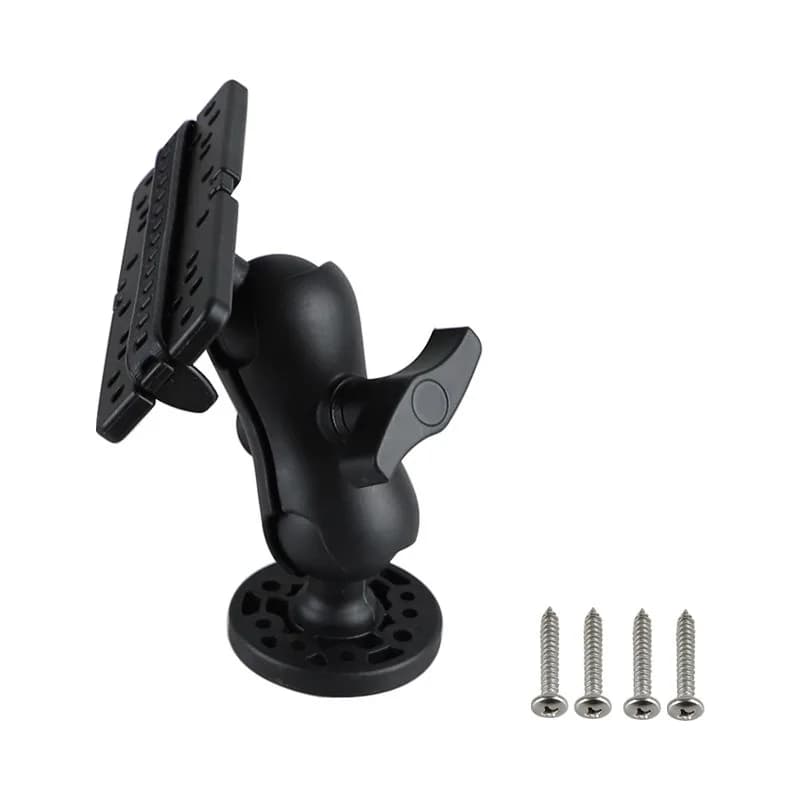 Plaque support rotatif sondeur GPS bateau - base pivotante 360° fixation marine kayak