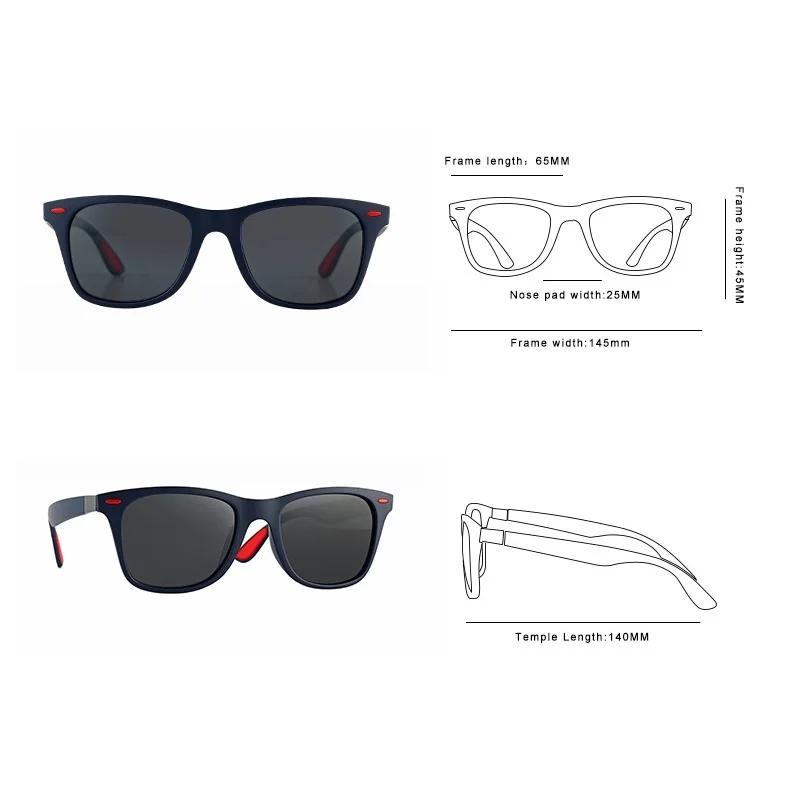 Lunettes de soleil vintage rétro polarisées UV400 pour pêcheurs - Hommes et femmes