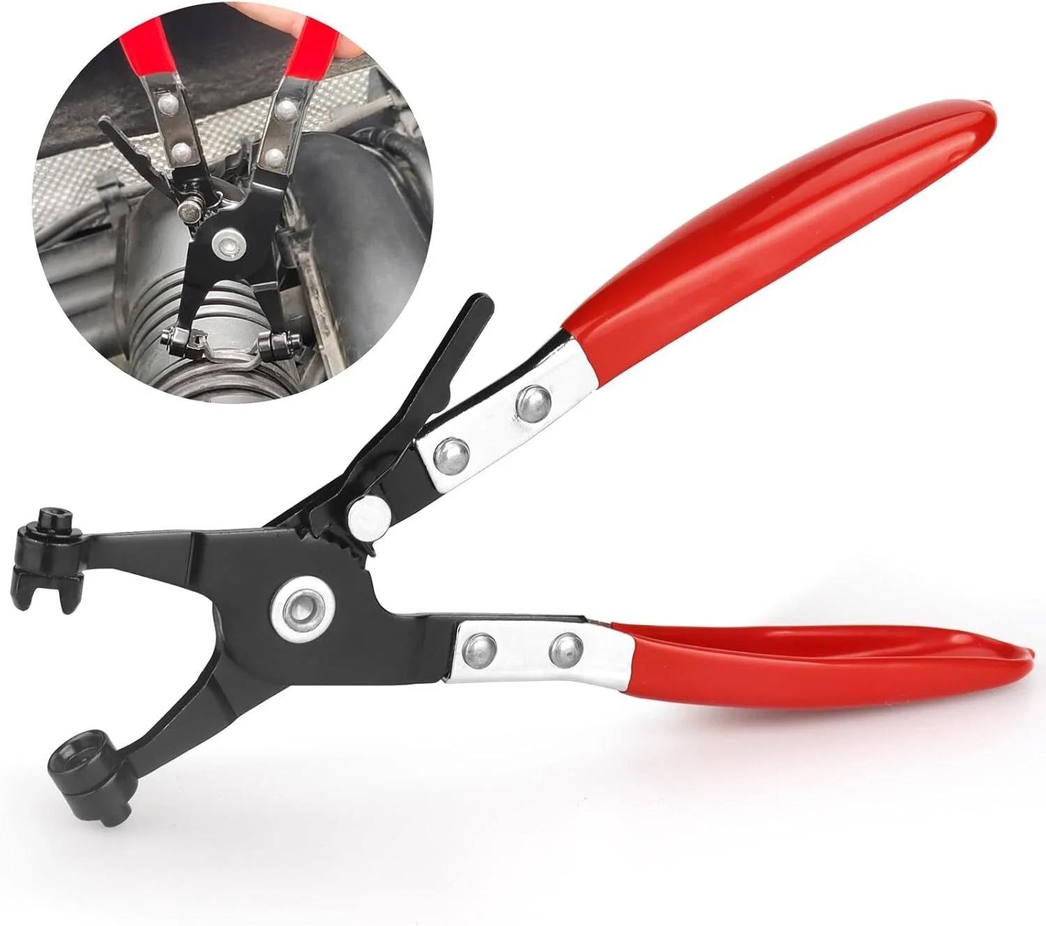 Pince extractrice de colliers de serrage pour tuyaux auto - Outil professionnel de démontage colliers
