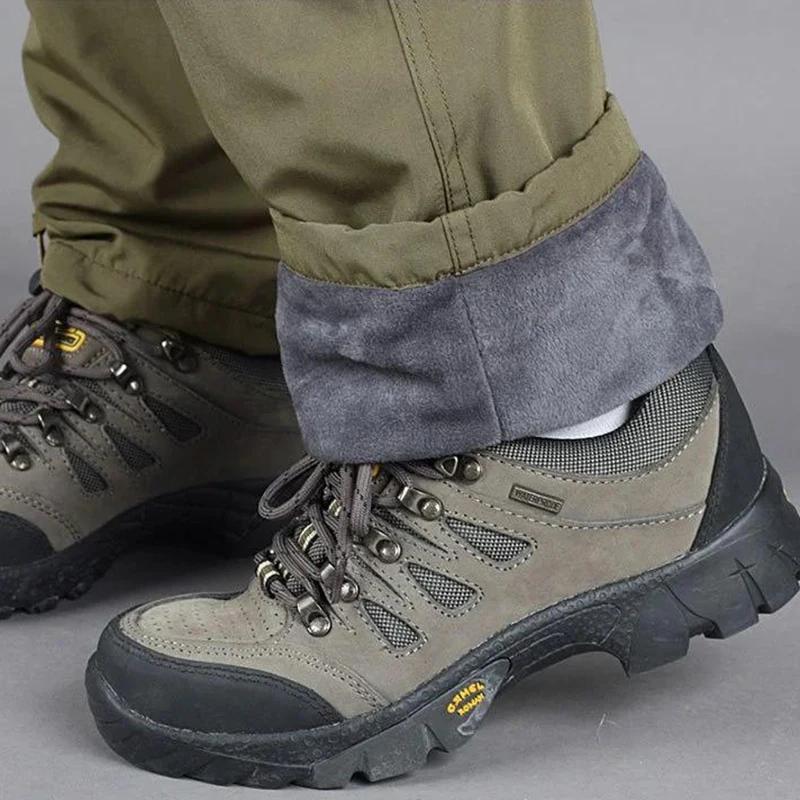Pantalon d'hiver polaire cargo homme - Épais chaud pour pêche hivernale et conditions froides extrêmes