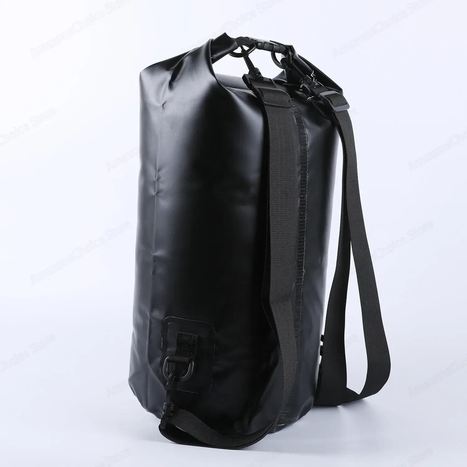 Sac étanche PVC 2L à 30L pour kayak pêche natation sports nautiques rangement équipement outdoor