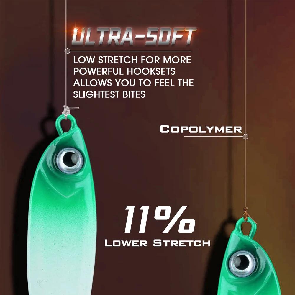 Ligne fluorocarbone ZUKIBO Super Soft Japan Carbon 50M invisible et résistante à l'abrasion